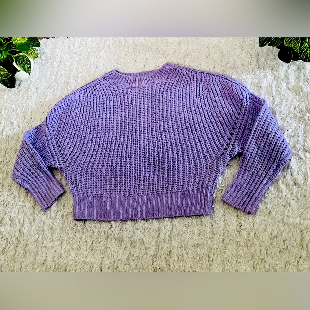 Oversized thickened purple high waist Cloth by RD sweater